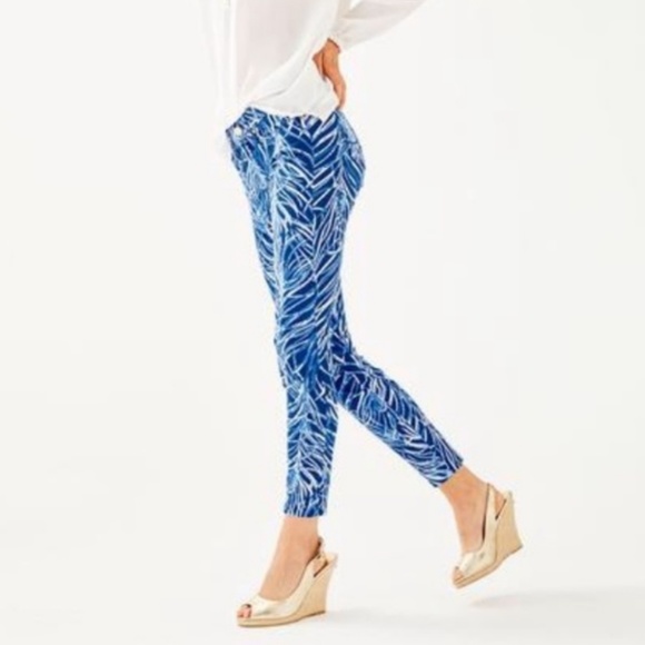 lilly pulitzer south ocean skinny crop